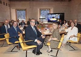 Reunión del pleno del Patronato de la Alhambra y el Generalife en la tarde de ayer.