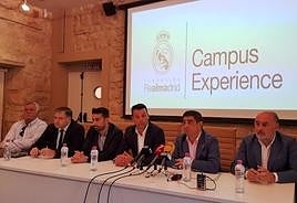 Presentación del Campus Experience de la Fundación Real Madrid, en abril.