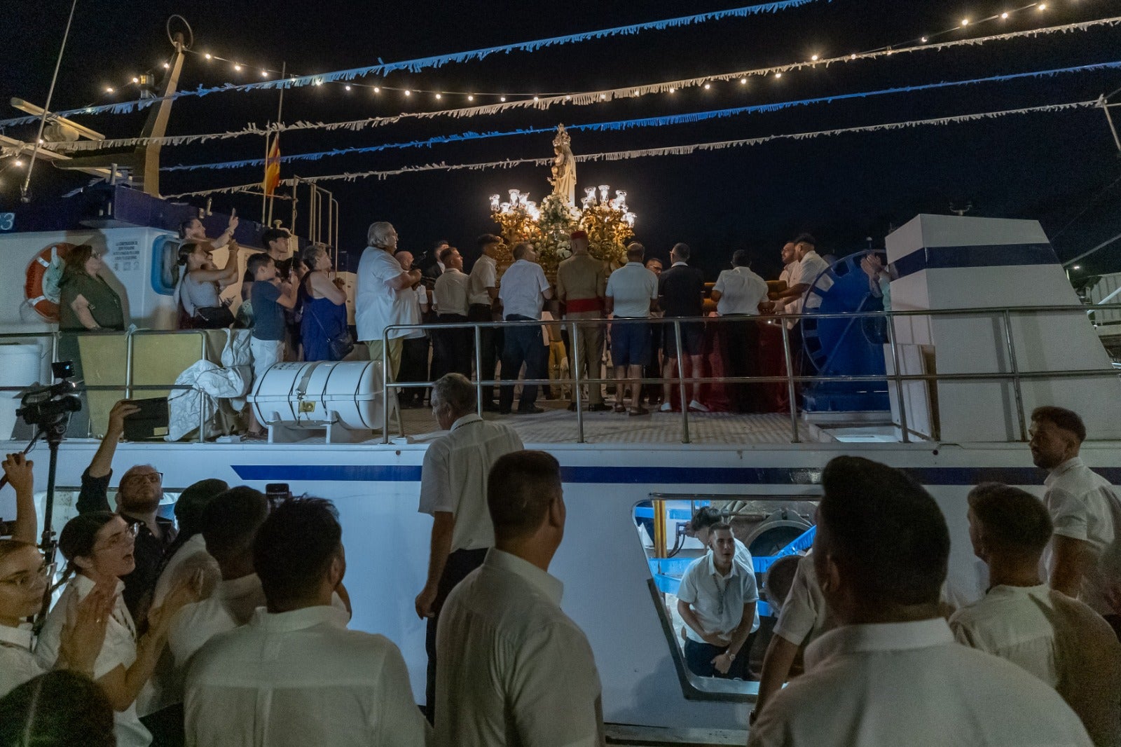 Espectaculares imágenes de la procesión de la Virgen del Carmen en Motril