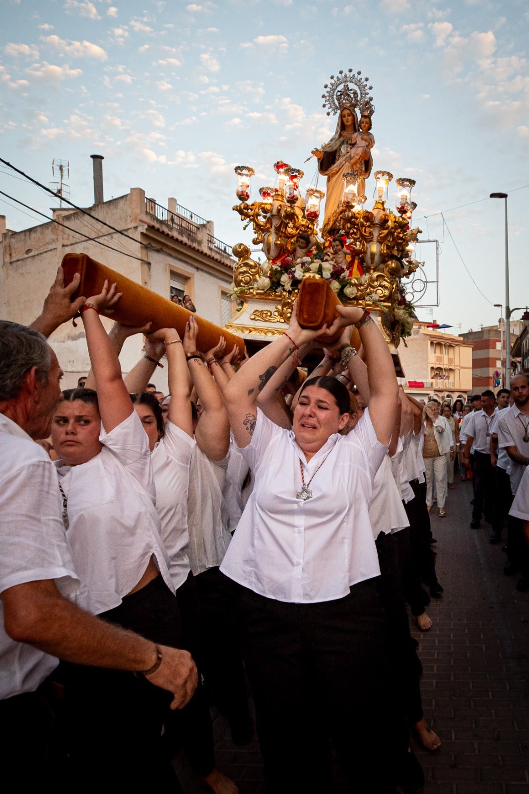 Espectaculares imágenes de la procesión de la Virgen del Carmen en Motril