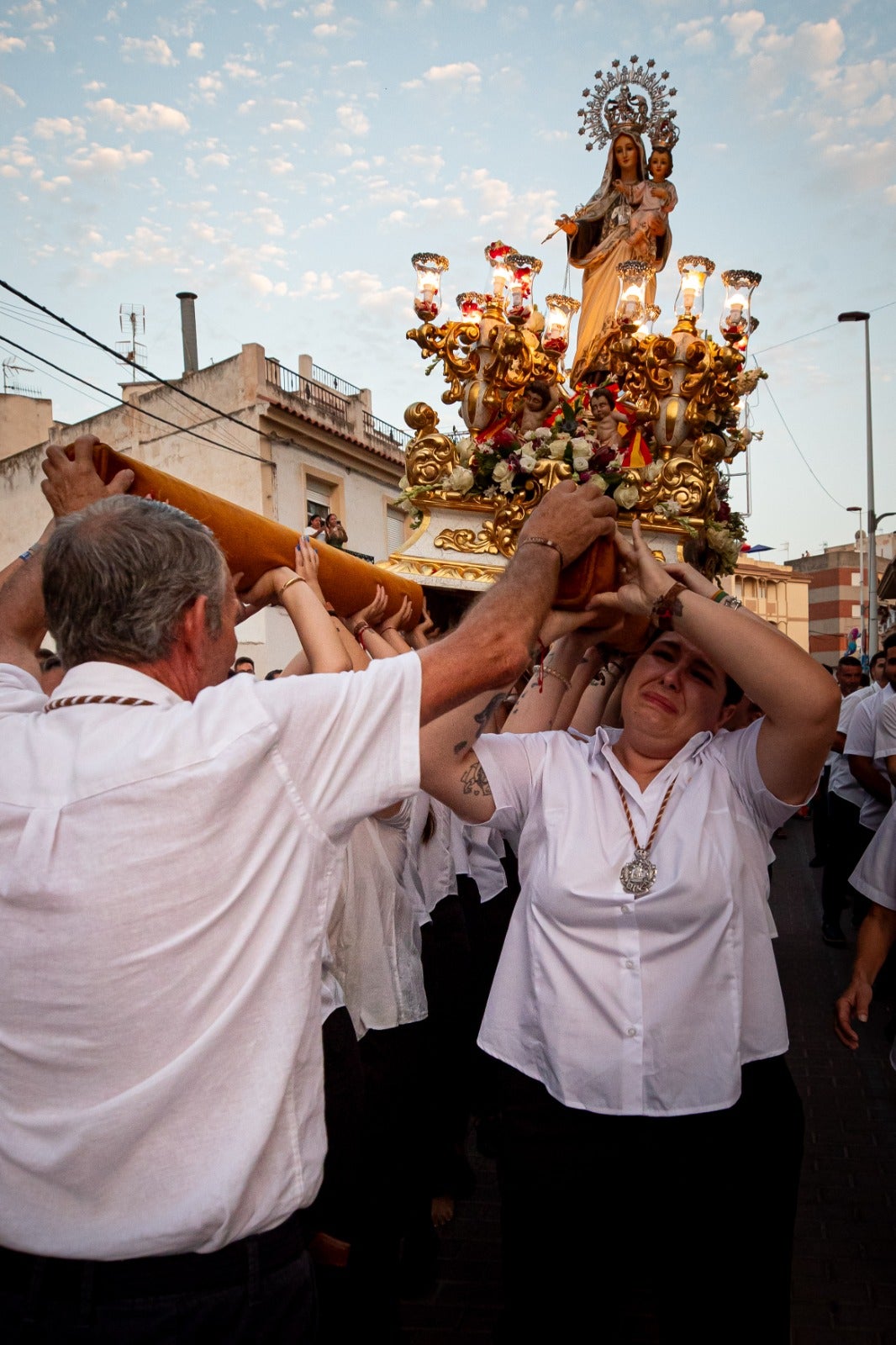 Espectaculares imágenes de la procesión de la Virgen del Carmen en Motril