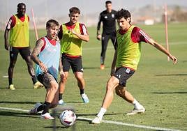 Vallejo ya entrena con el grupo.