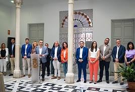 El presidente de la Diputación, Francisco Rodríguez, ha presentado este lunes la estructura de este gobierno.