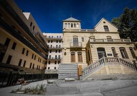 Antiguo hospital de la Salud que fue elegido como posible sede de la agencia estatal de la inteligencia artificial.