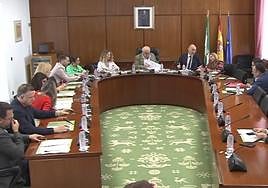 Junta de portavoces del Gobierno anmdaluz celebrada este pasado miércoles.