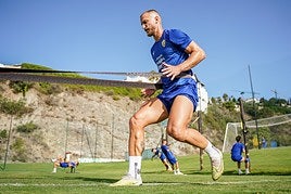 Ely durante uno de los entrenamientos celebrados en Marbella.