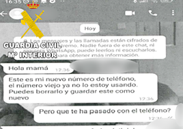 Estafa del falso hijo en Granada.