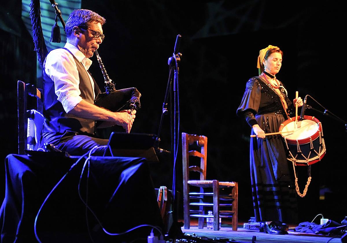 Hevia en el Parapanda Folk.