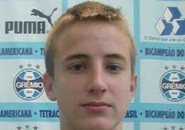 Rodrigo Ely en su primera época en el Gremio de Porto Alegre.