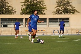 Babic durante un entrenamiento.
