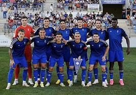 Once inicial del Granada en Puertollano ante el Getafe.