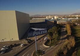 Imagen aérea de la fábrica de Puleva en Granada.