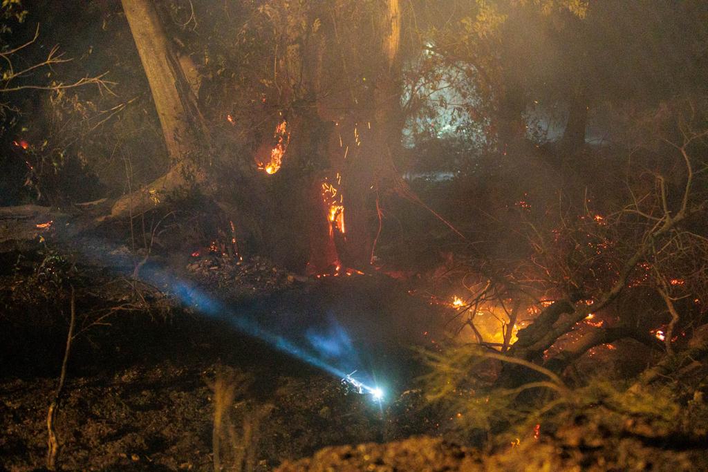 Las imágenes del incendio en el Sacromonte en Granada