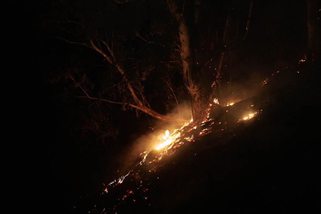 Las imágenes del incendio en el Sacromonte en Granada