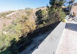 Imagen que muestra una de las zonas afectadas por el incendio.