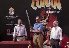 Arnold Schwarzenegger regresó en septiembre de 2014 a Almería para ser homenajeado.