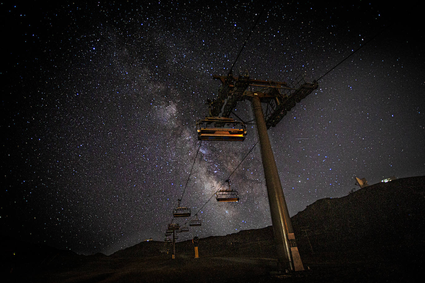 Espectaculares imágenes de las Perseidas desde Sierra Nevada