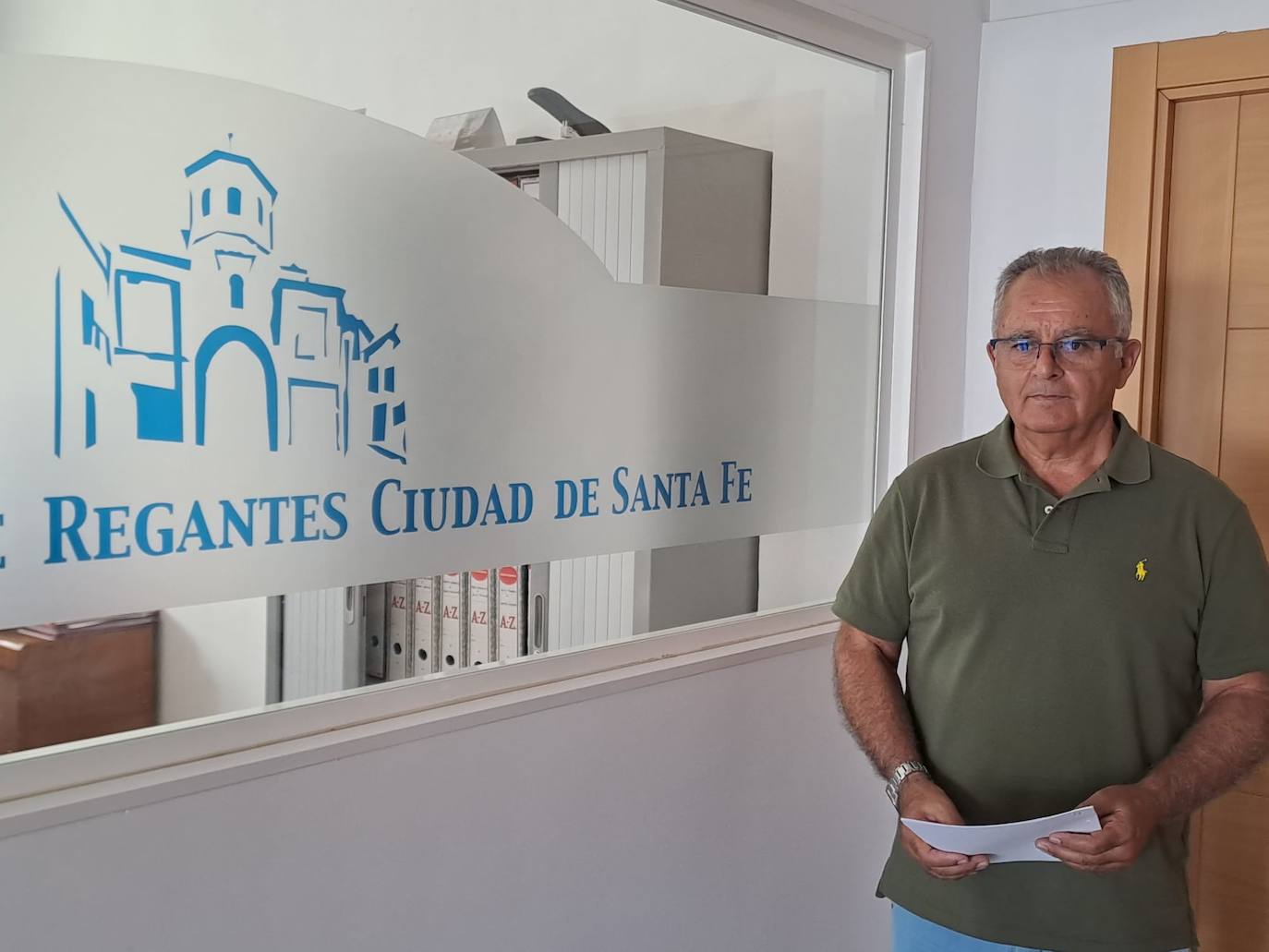 José Javier Arenas, presidente de la Comunidad de Regantes Ciudad y Tierras de Santa Fe.