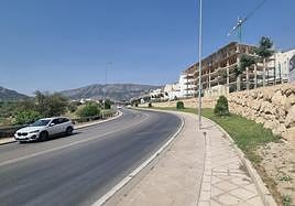 Futura ubicación de los carriles de bici.