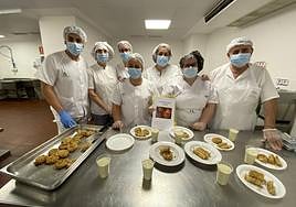 Participantes en el taller práctico del Hospital Universitario de Jaén.