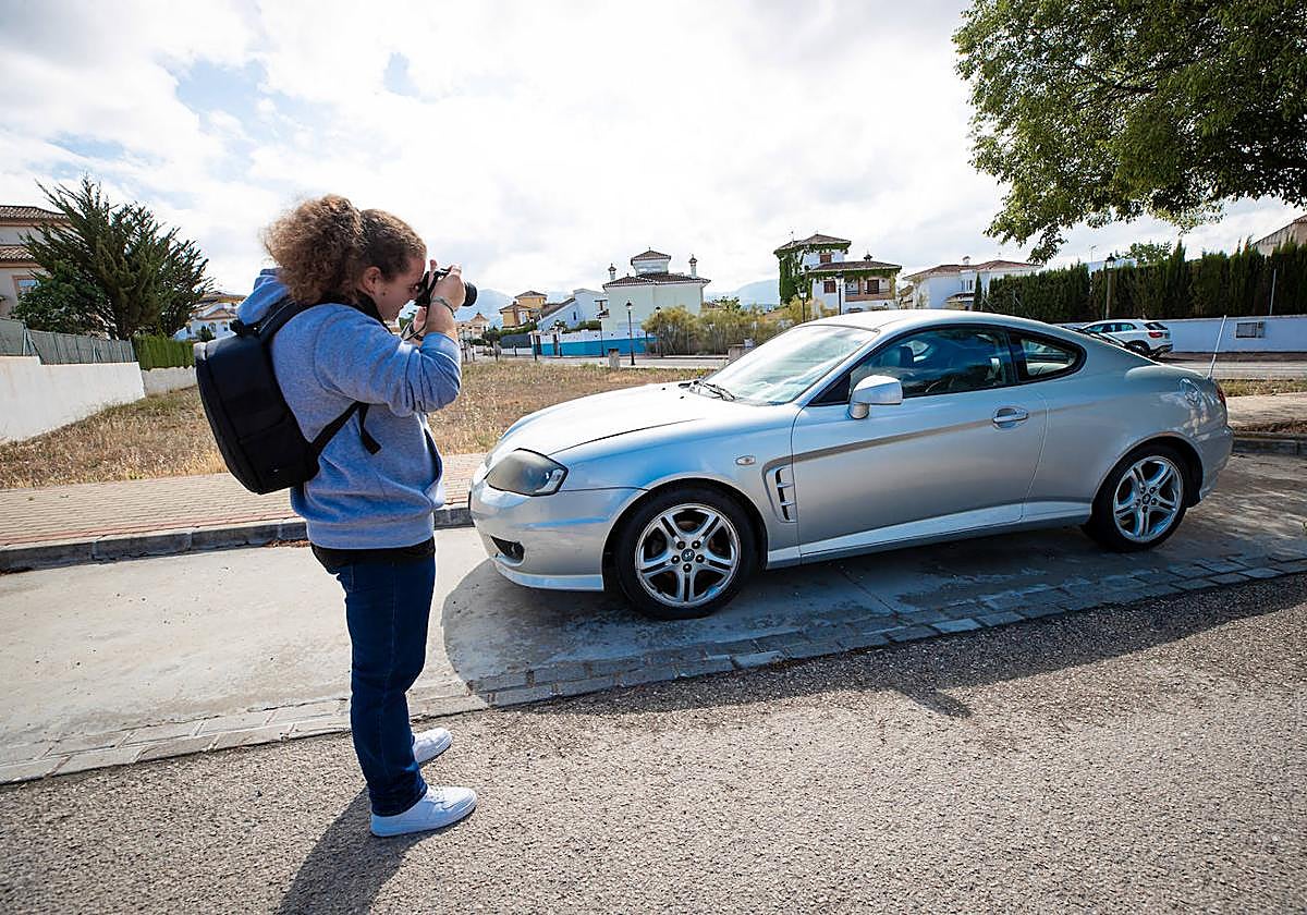 Coche del supuesto secuestrador de la concejala de Maracena.