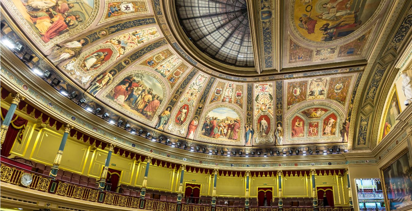 Bóveda del Hemiciclo.