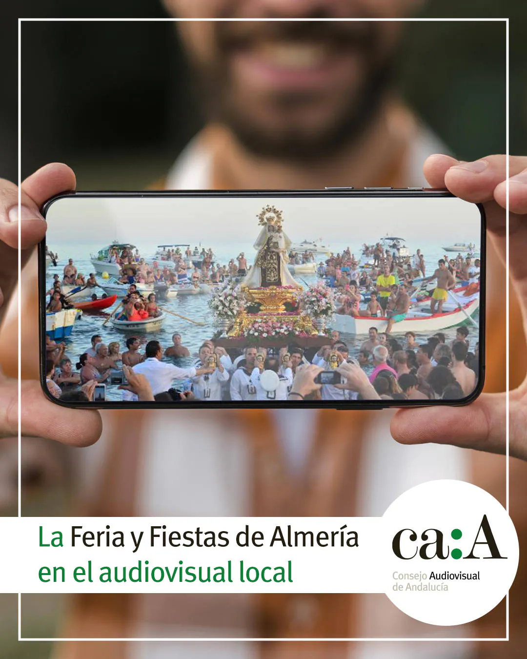 El Consejo Audiovisual Anuncia La Feria De Almería Con Una Procesión De Una Virgen Del Carmen De 5134