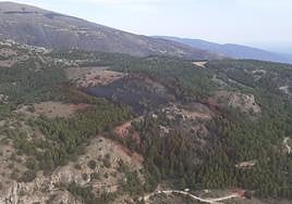 Incendio declarado en Dúrcal.