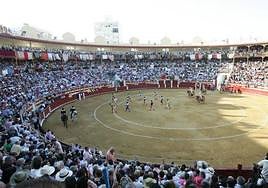 Imagen de una gloriosa tarde de toros en el coso de la avenida de Vilches.