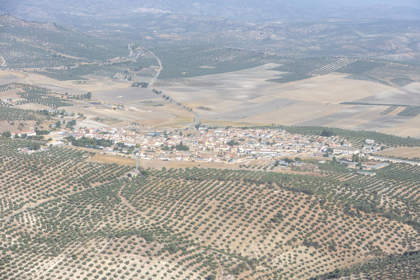 Granada, vista desde el helicóptero de la Guardia Civil