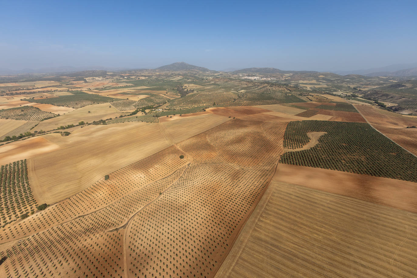 Granada, vista desde el helicóptero de la Guardia Civil