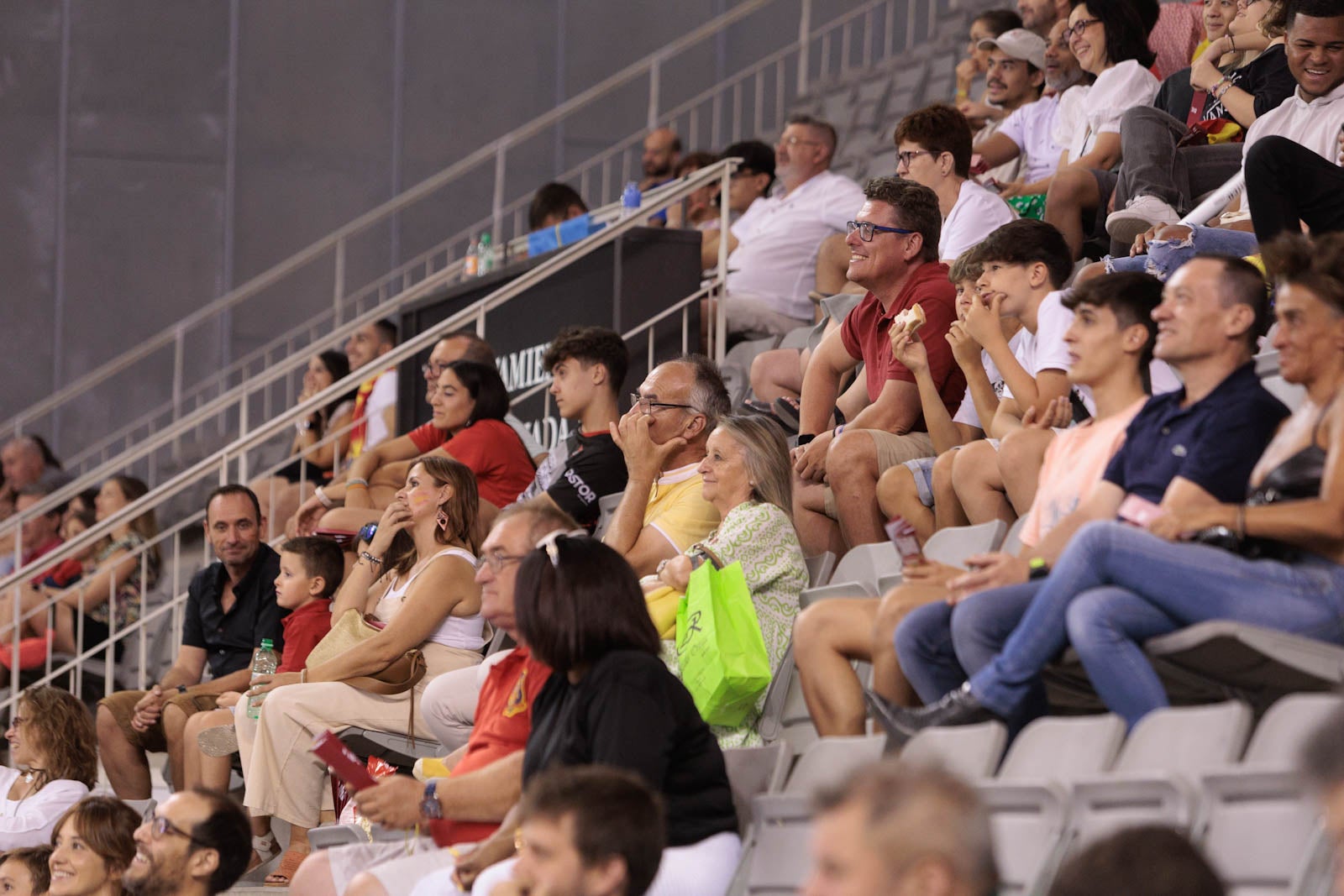Encuéntrate en la grada del Palacio durante el España-República Dominicana