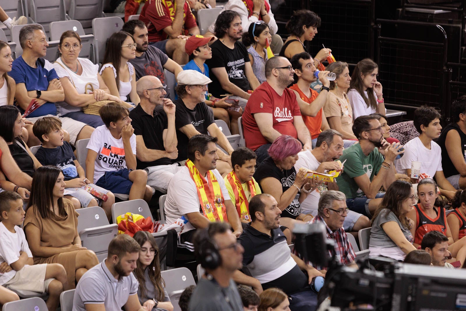 Encuéntrate en la grada del Palacio durante el España-República Dominicana