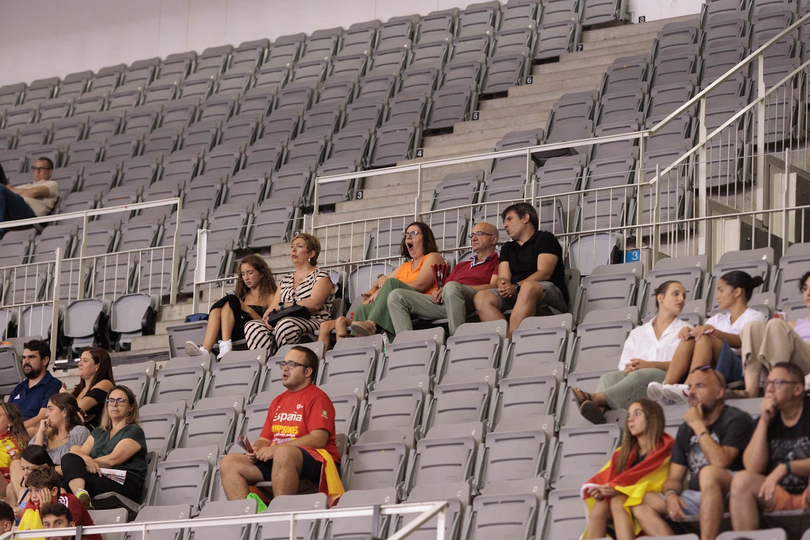 Encuéntrate en la grada del Palacio durante el España-República Dominicana