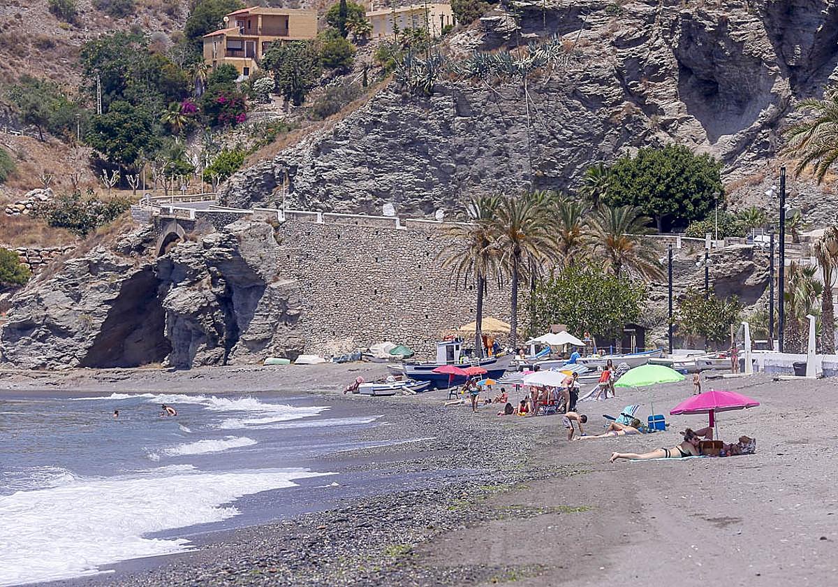 Playa de La Rábita.