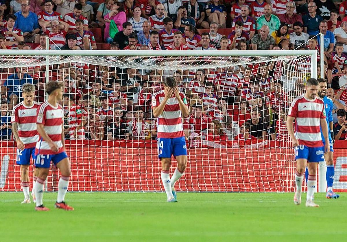 Miguel Rubio se echa las manos a la cara, entre la decepción general.