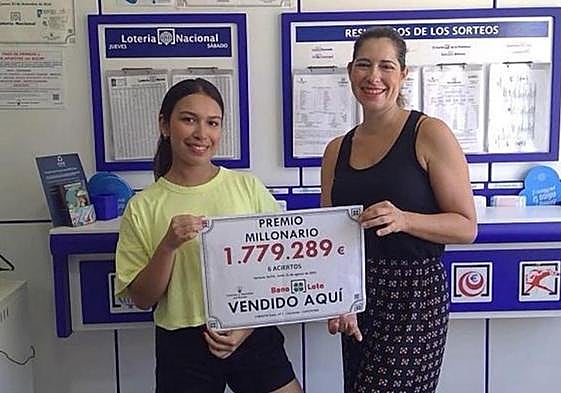 Estanco Frías, que ha repartido 1,8 millones en la Bonoloto.