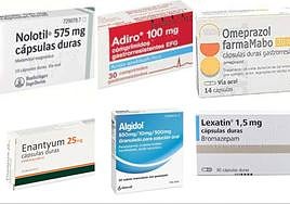 Algunos de los fármacos más consumidos en Granada.