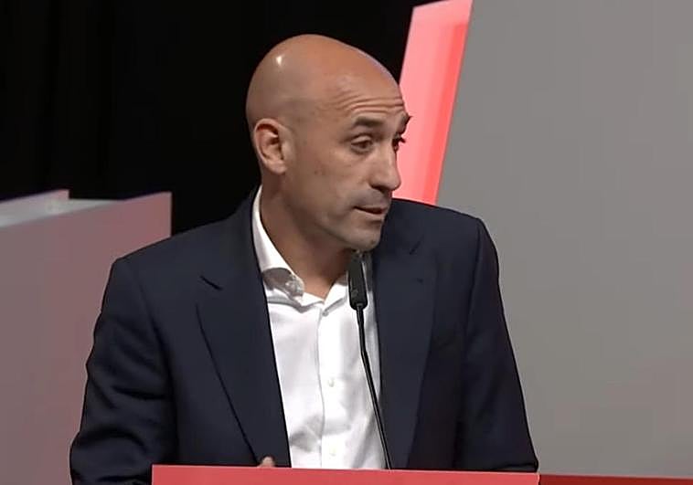 El presidente de la Federación Española de Fútbol, Luis Rubiales.