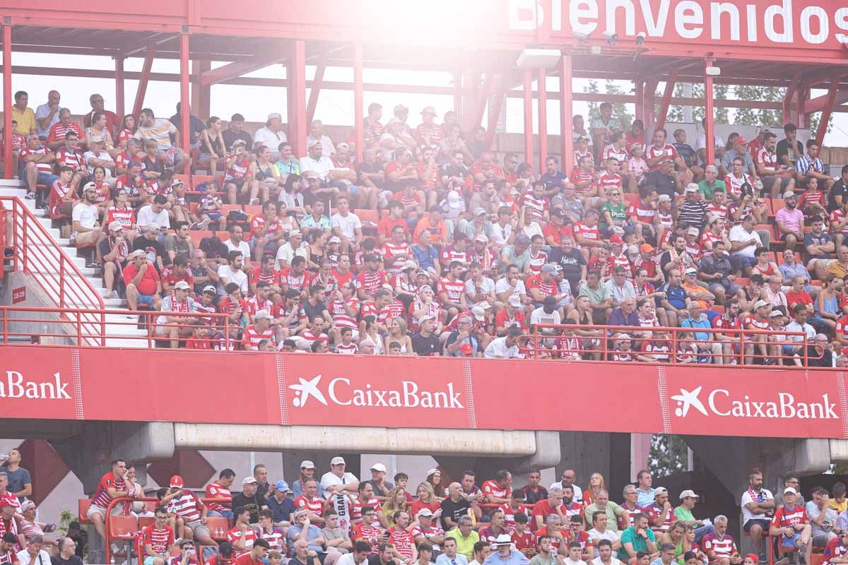 Encuéntrate en la grada durante el Granada-Mallorca