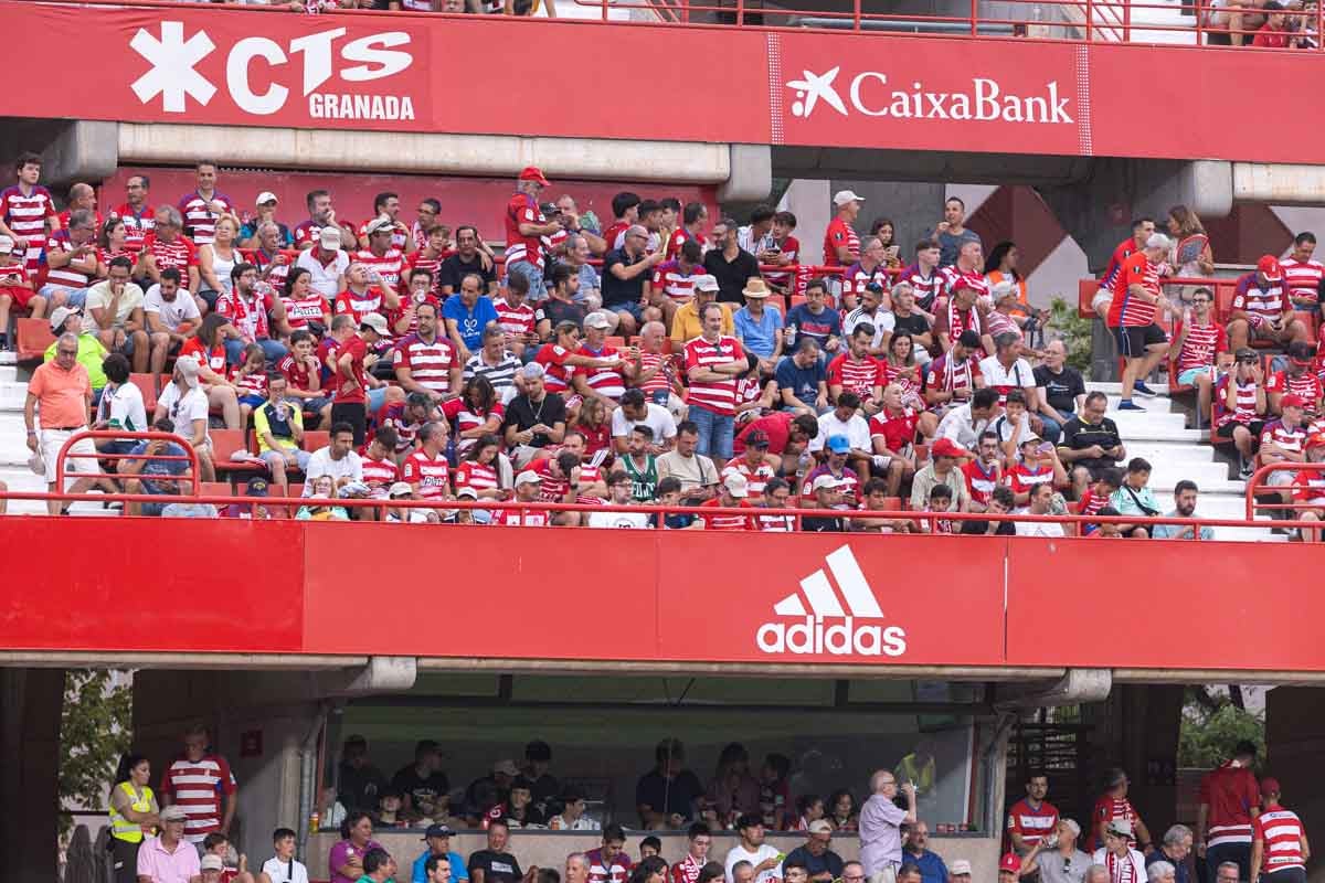 Encuéntrate en la grada durante el Granada-Mallorca