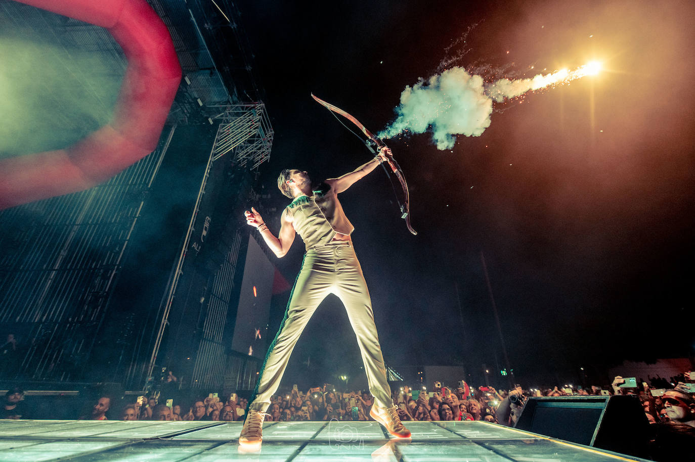 Concierto de Manuel Carrasco en Almería.