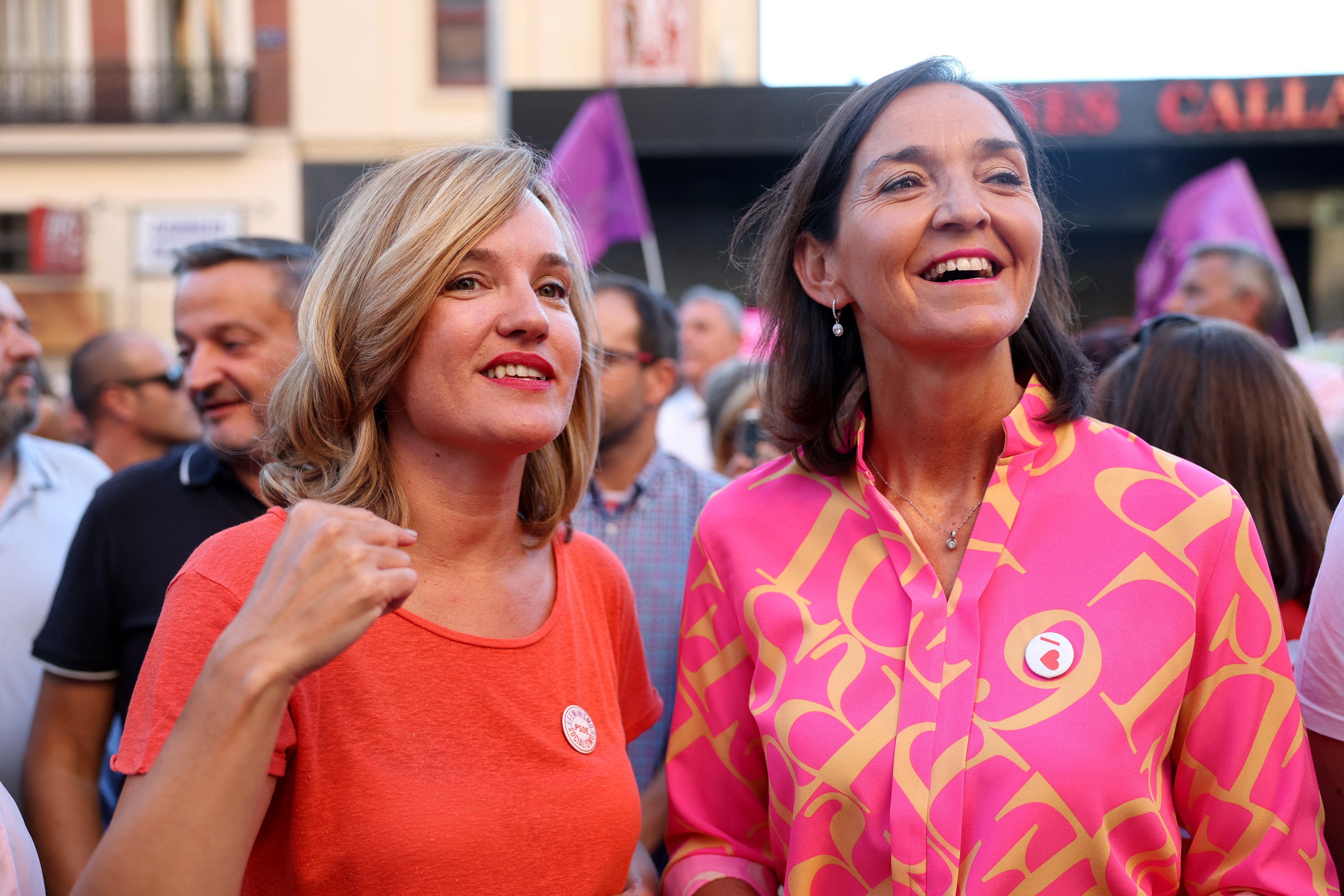 Imagen secundaria 2 - Centenares de personas se movilizan en Madrid para apoyar a Jennifer Hermoso