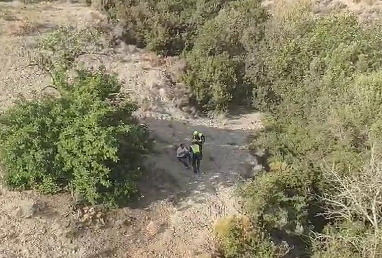 Agentes del Greim localizan al hombre perdido en Polopos