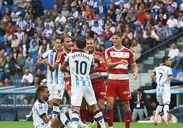 Ignasi se enfrenta a Oyarzabal.