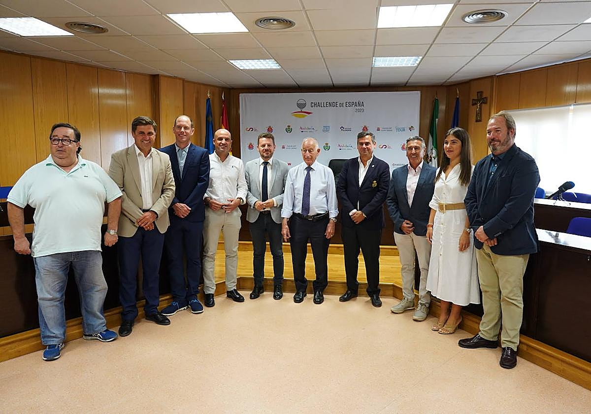 Presentación del torneo de golf a celebrar en Roquetas.
