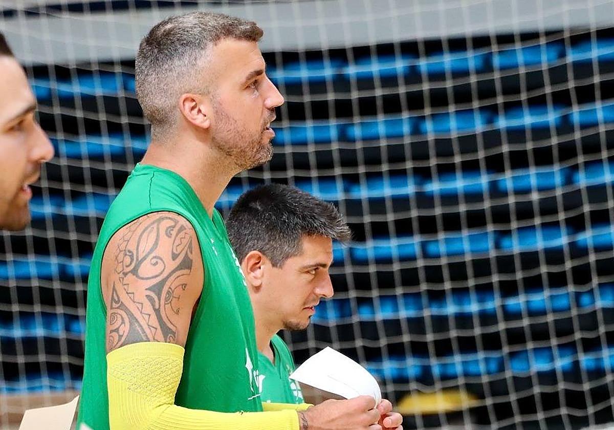 Borja Ruiz, un capitán con mucho peso para Unicaja Costa de Almería.