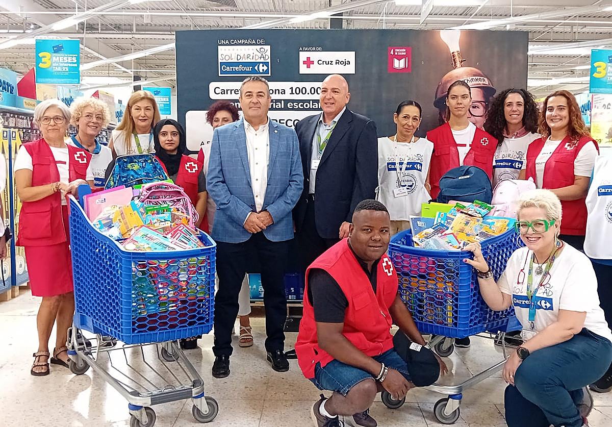 Más de mil niños de Almería necesitan de solidaridad para llenar la mochila de lápices y libretas