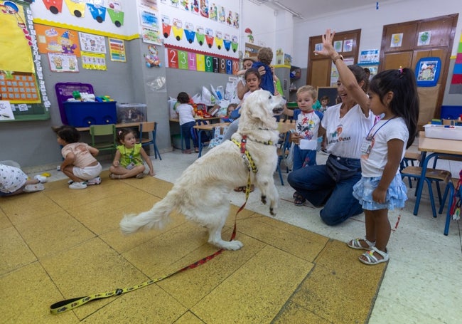 Jugando en el aula.