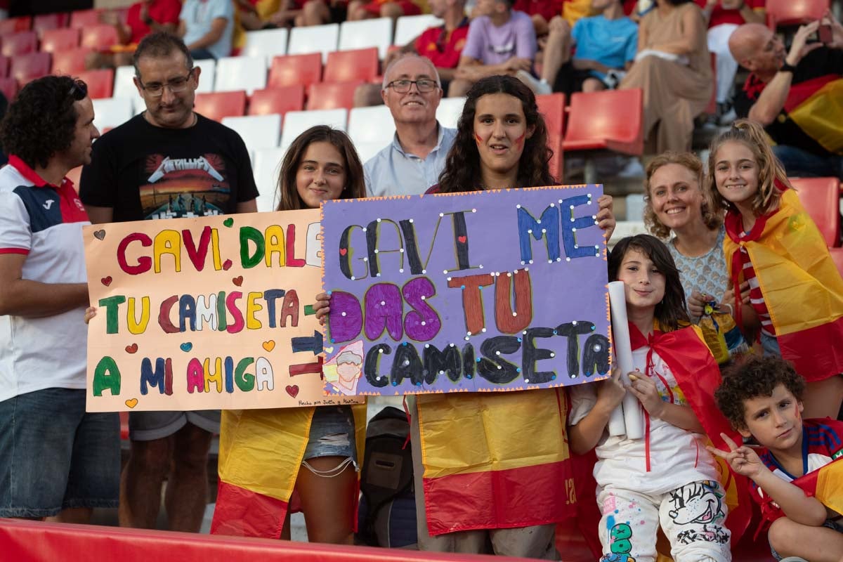 Búscate en la grada de Los Cármenes en el partido de &#039;la Roja&#039;